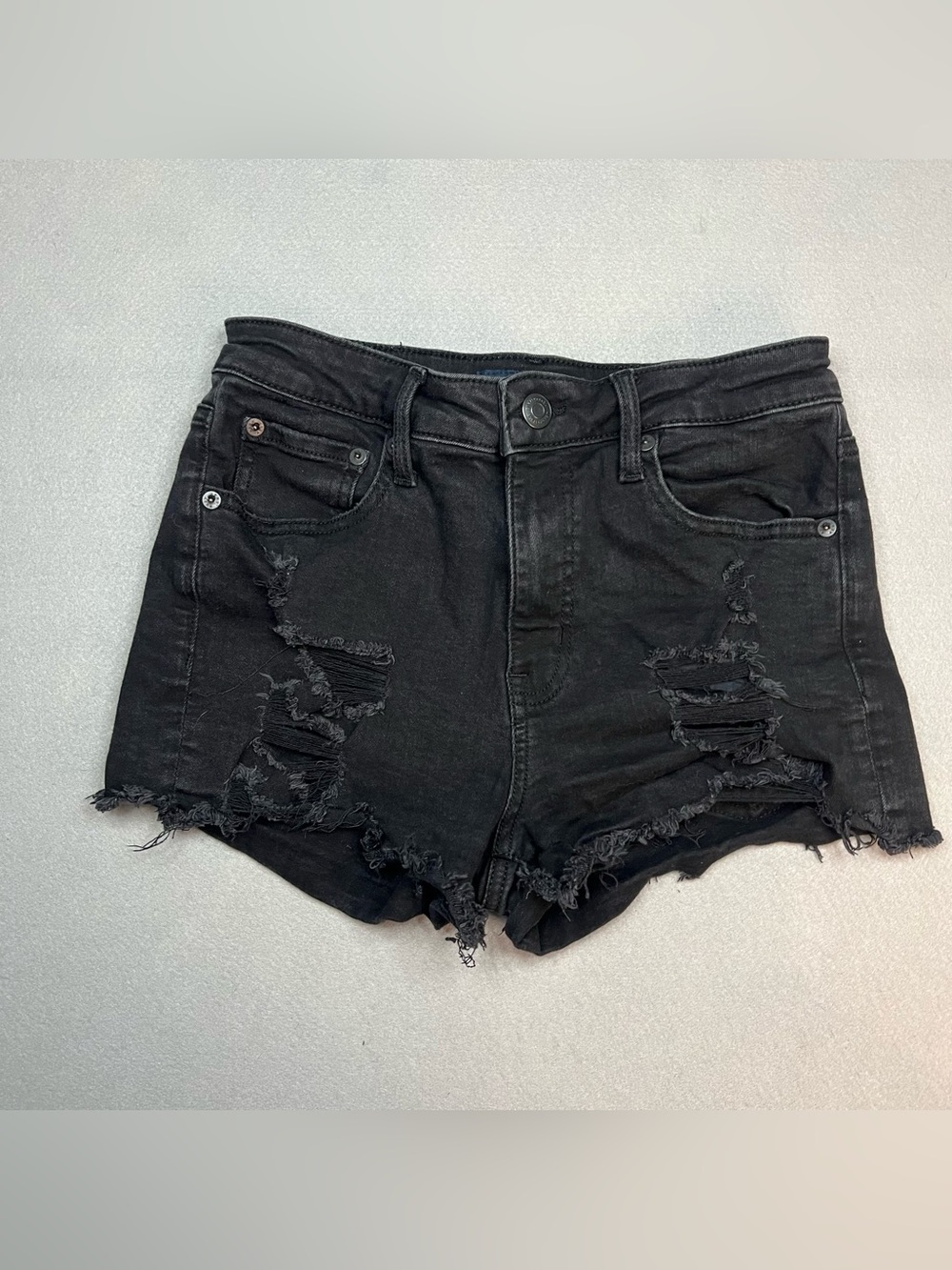 Aeropostale vintage high rise shorty distressed shorts size 6R